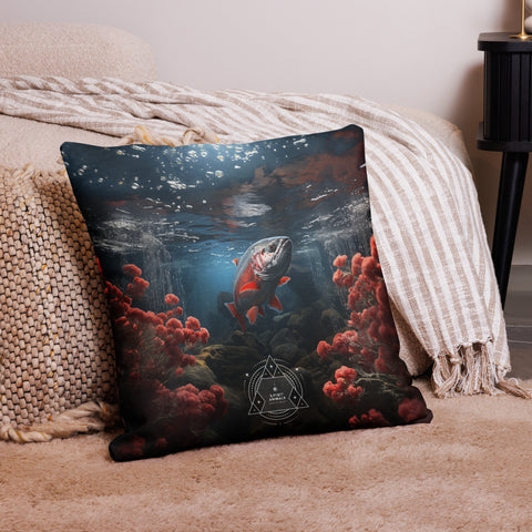 Salmon Spirit Animal Cushion Covers