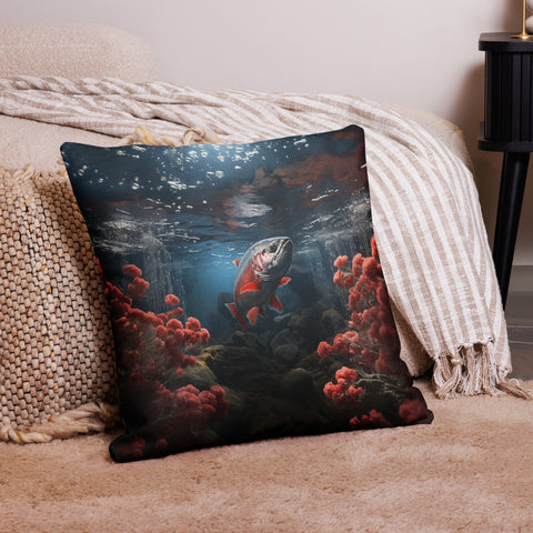 Salmon Spirit Animal Cushion Covers