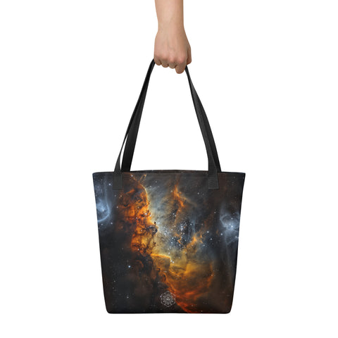Tulip Nebula Dreams Tote bag