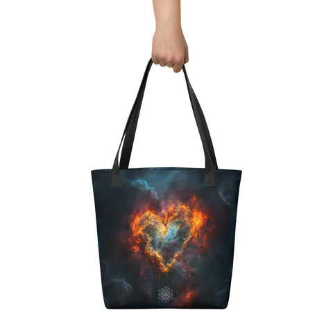 Heart Nebula Dreams Tote bag