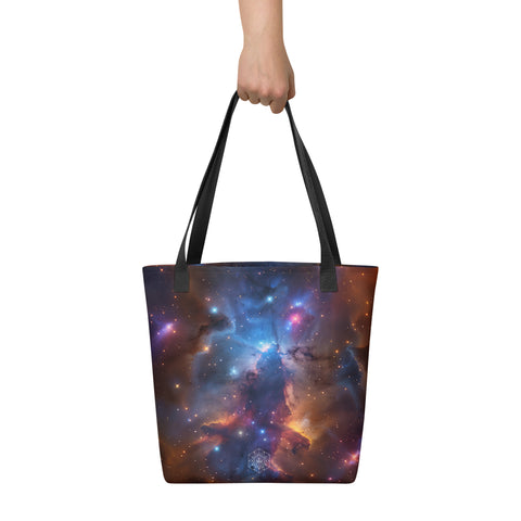 Runningman Nebula Dreams Tote bag