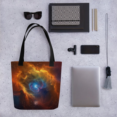 Bubble Nebula Dreams Tote bag
