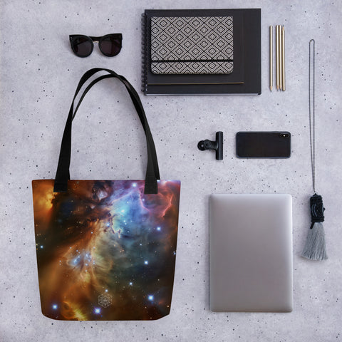 Fox Fur Nebula Dreams Tote bag