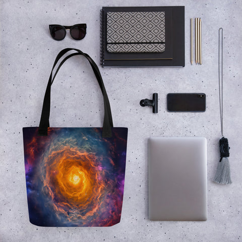 Spirograph Nebula Dreams Tote bag