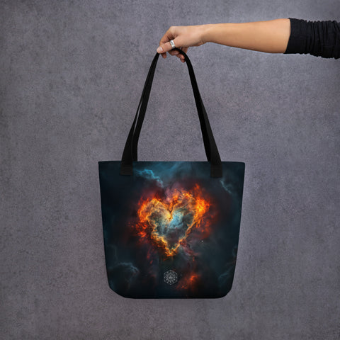 Heart Nebula Dreams Tote bag