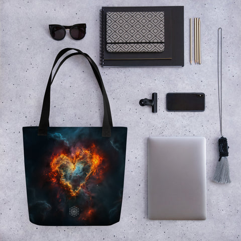 Heart Nebula Dreams Tote bag