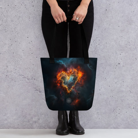 Heart Nebula Dreams Tote bag