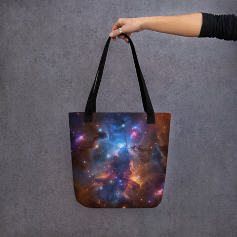 Runningman Nebula Dreams Tote bag