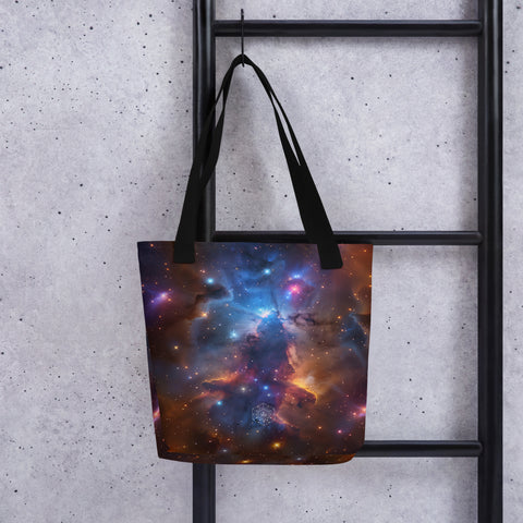 Runningman Nebula Dreams Tote bag