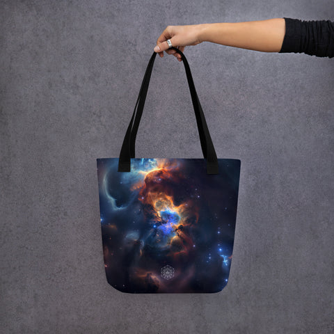 Pacman Nebula Dreams Tote bag