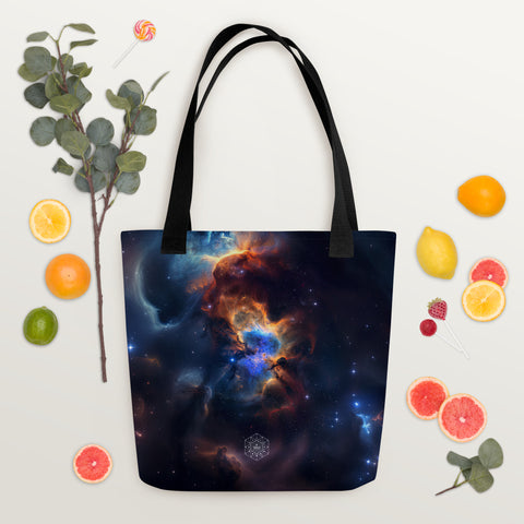 Pacman Nebula Dreams Tote bag
