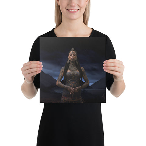 Hine-Nui-Te-Pō Goddess Canvas