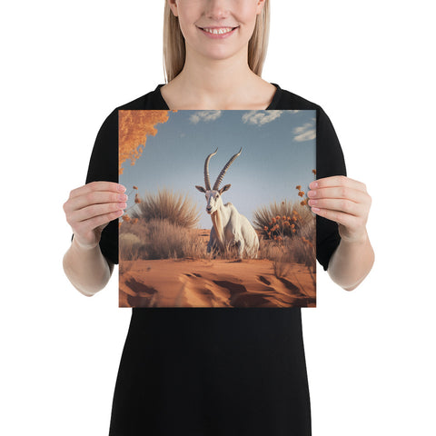 Arabian Oryx Spirit Animal Canvas