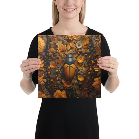 Beetle Spirit Animal Canvas