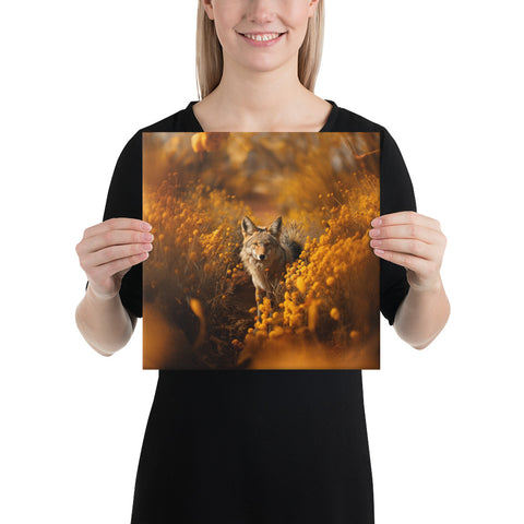 Coyote Spirit Animal Canvas