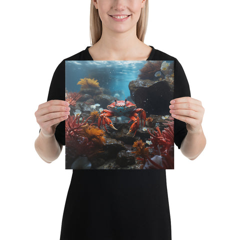 Crab Spirit Animal Canvas