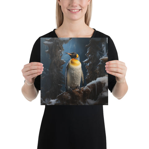 Emperor Penguin Spirit Animal Canvas