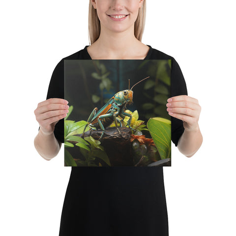 Grasshopper Spirit Animal Canvas