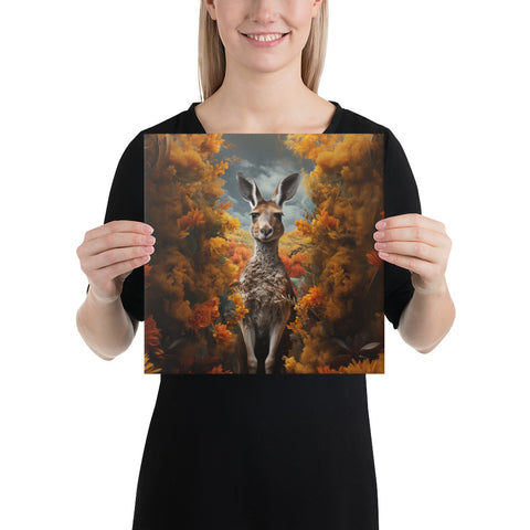 Kangaroo Spirit Animal Canvas