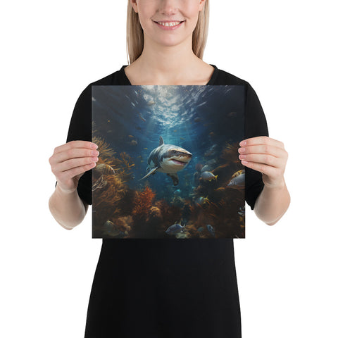 Shark Spirit Animal Canvas