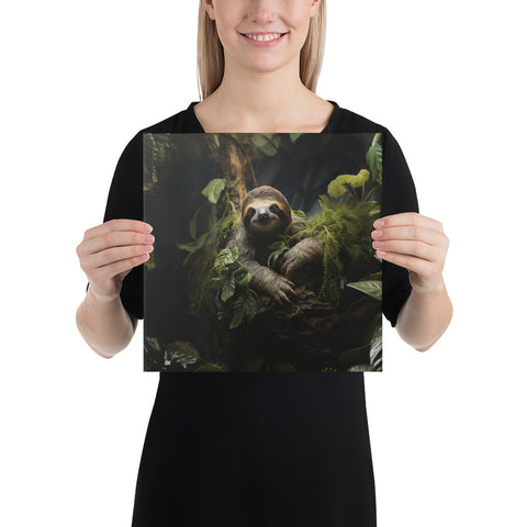 Sloth Spirit Animal Canvas