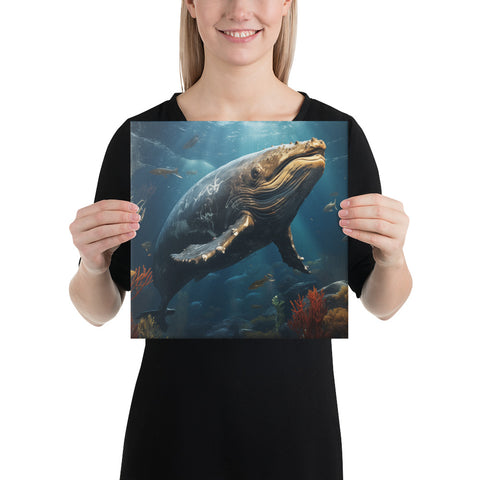 Whale Spirit Animal Canvas