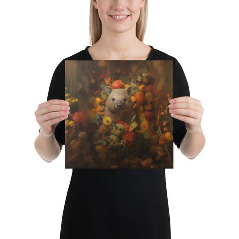 Wombat Spirit Animal Canvas