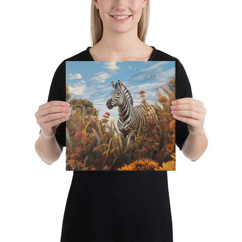 Zebra Spirit Animal Canvas