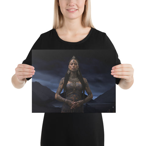 Hine-Nui-Te-Pō Goddess Canvas