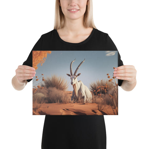 Arabian Oryx Spirit Animal Canvas