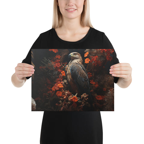 Falcon Spirit Animal Canvas