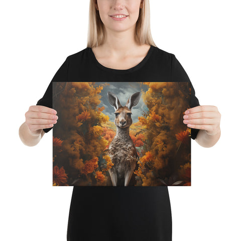 Kangaroo Spirit Animal Canvas