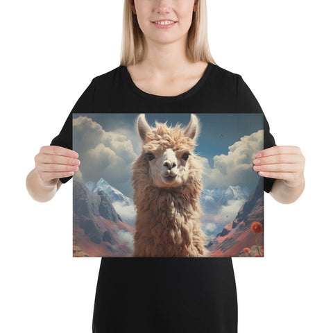 Llama Spirit Animal Canvas