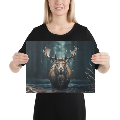 Moose Spirit Animal Canvas