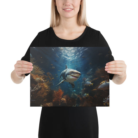Shark Spirit Animal Canvas