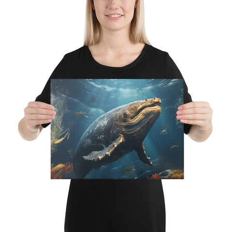 Whale Spirit Animal Canvas