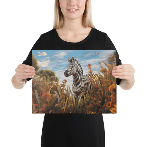 Zebra Spirit Animal Canvas