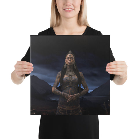 Hine-Nui-Te-Pō Goddess Canvas
