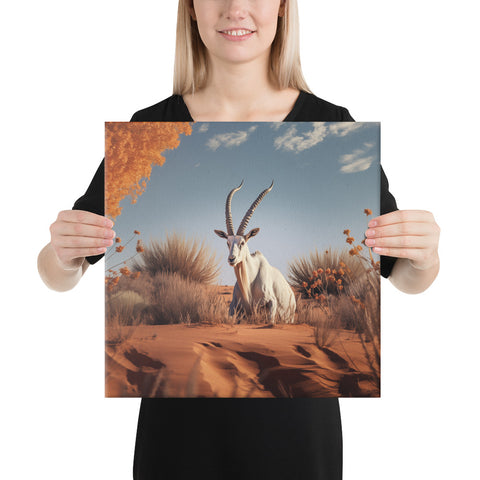 Arabian Oryx Spirit Animal Canvas
