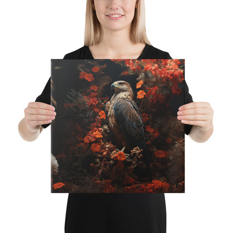 Falcon Spirit Animal Canvas