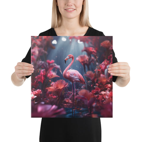 Flamingo Spirit Animal Canvas