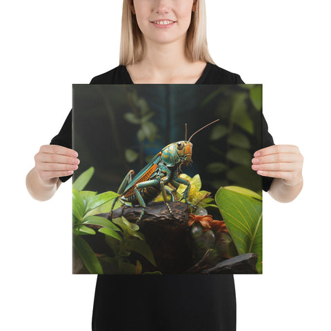 Grasshopper Spirit Animal Canvas