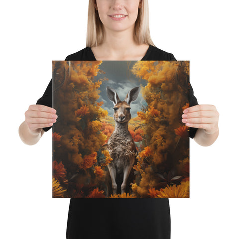 Kangaroo Spirit Animal Canvas
