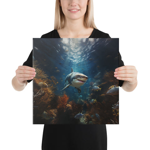 Shark Spirit Animal Canvas