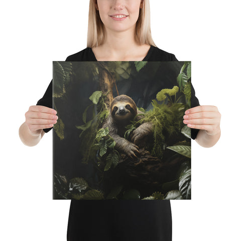 Sloth Spirit Animal Canvas