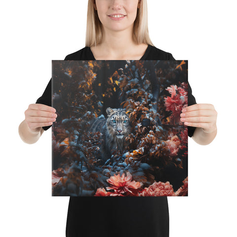 Snow Leopard Spirit Animal Canvas