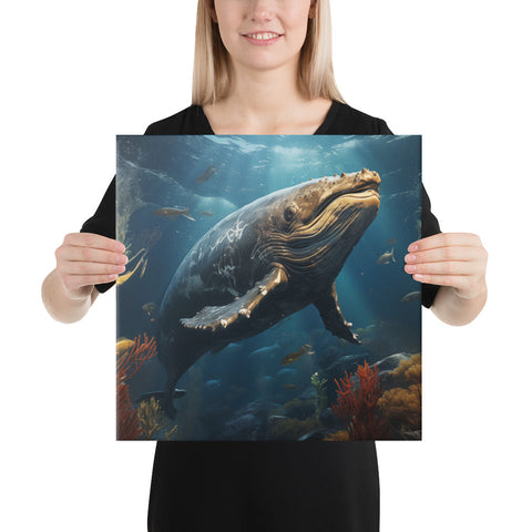 Whale Spirit Animal Canvas