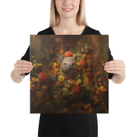 Wombat Spirit Animal Canvas