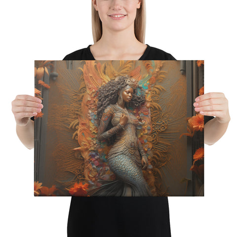 Mami Wata Goddess Canvas