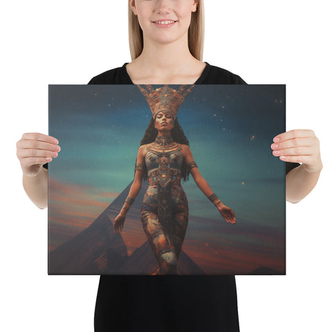 Nuit Goddess Canvas
